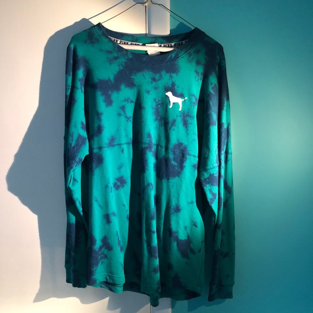 Blue Tie-Dyed Long Sleeve